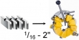 REMS Závitorezné čeľuste G 1/2-3/4˝